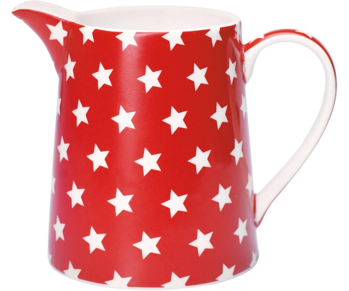 Lechera De Cerámica Star Red Green Gate