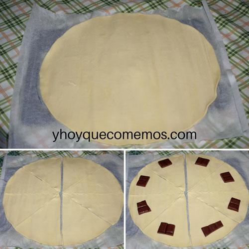 cortar-la-masa-de-hojaldre-en-forma-de-pizza