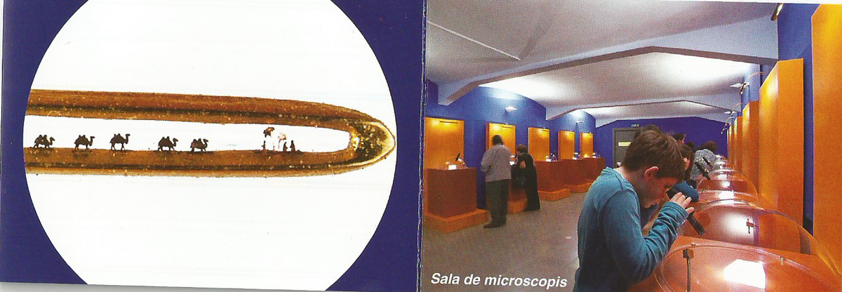 Museo de las Miniaturas. Camellos en el ojo de una aguja