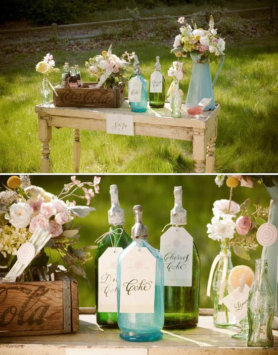 decoración de bodas rusticas mesas