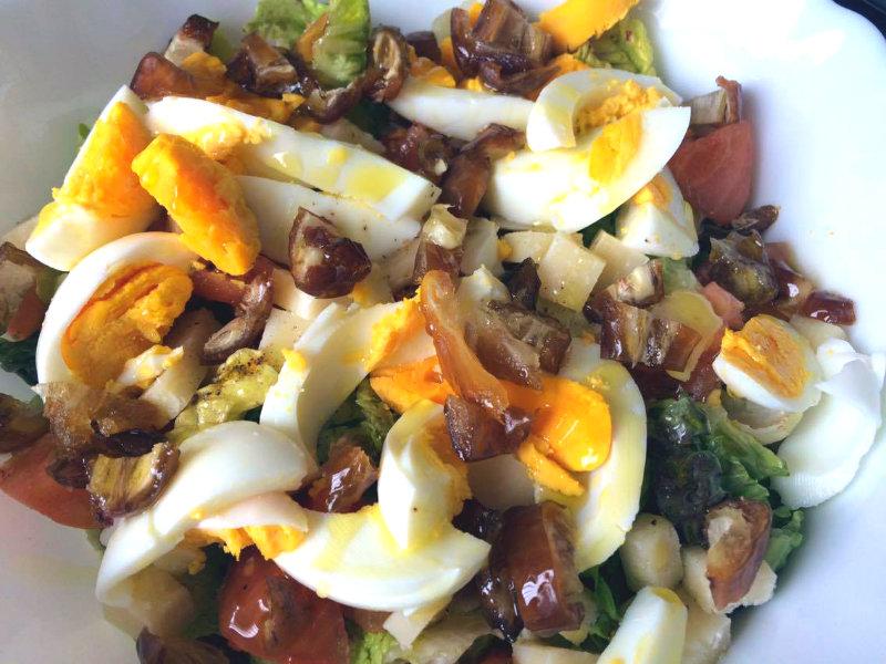 Ensalada especial con salsa césar paso 4