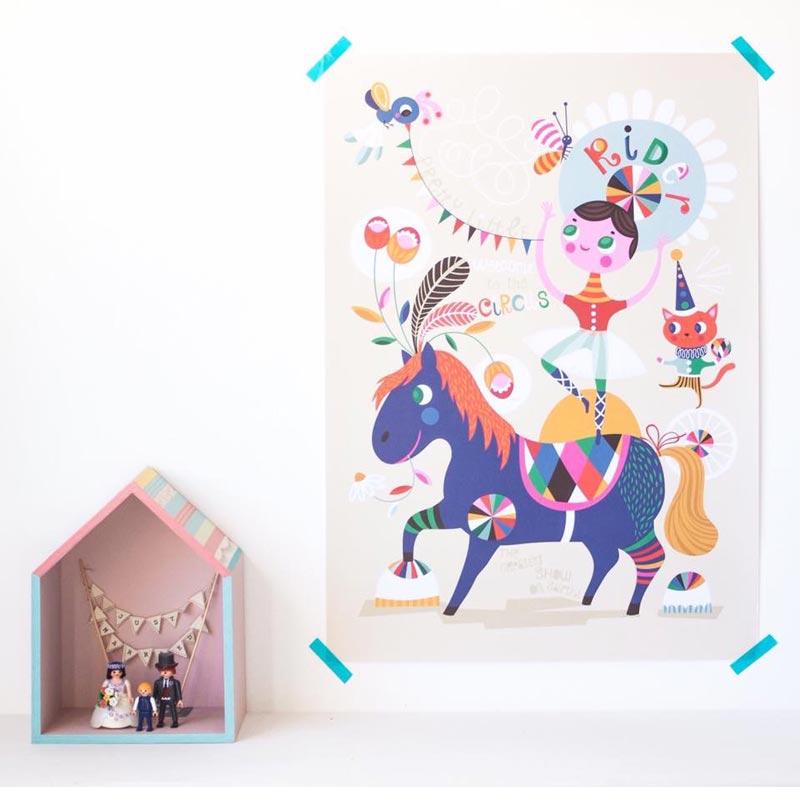 Decorar estancias con láminas.