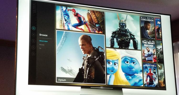 Sony lanza un servicio de streaming de películas 4K