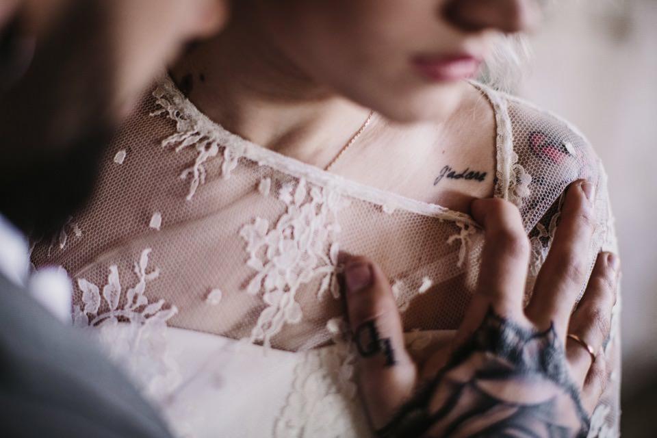 Decoración de boda industrial 