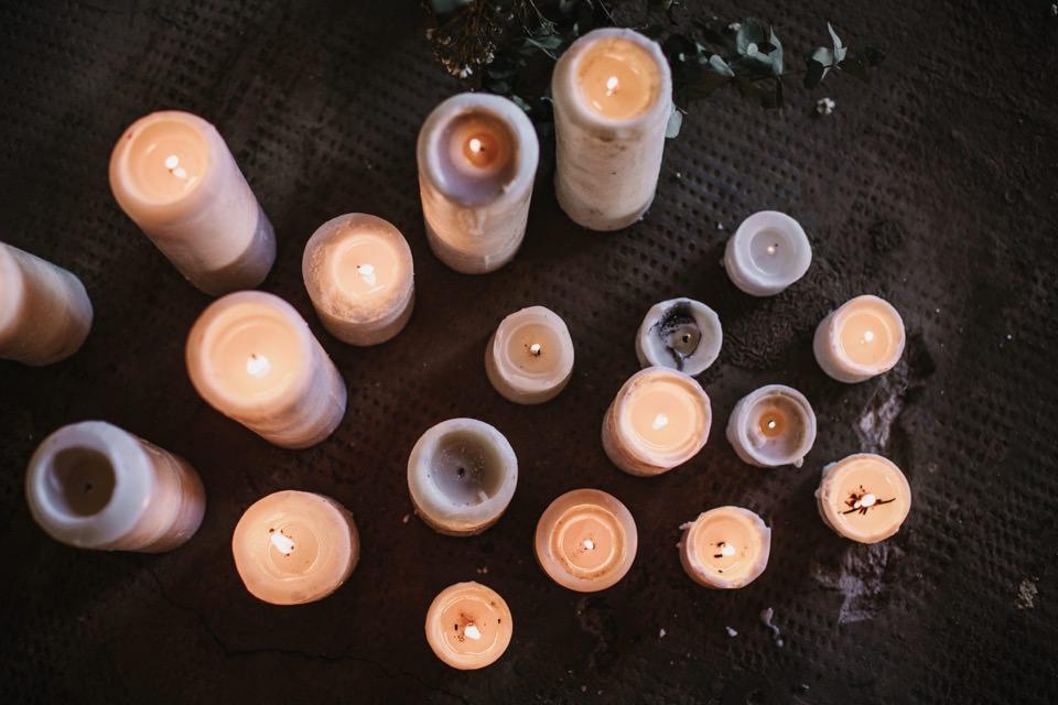 Decoración de boda industrial 