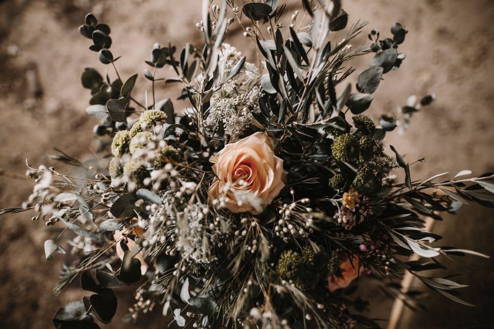 Decoración de boda industrial 