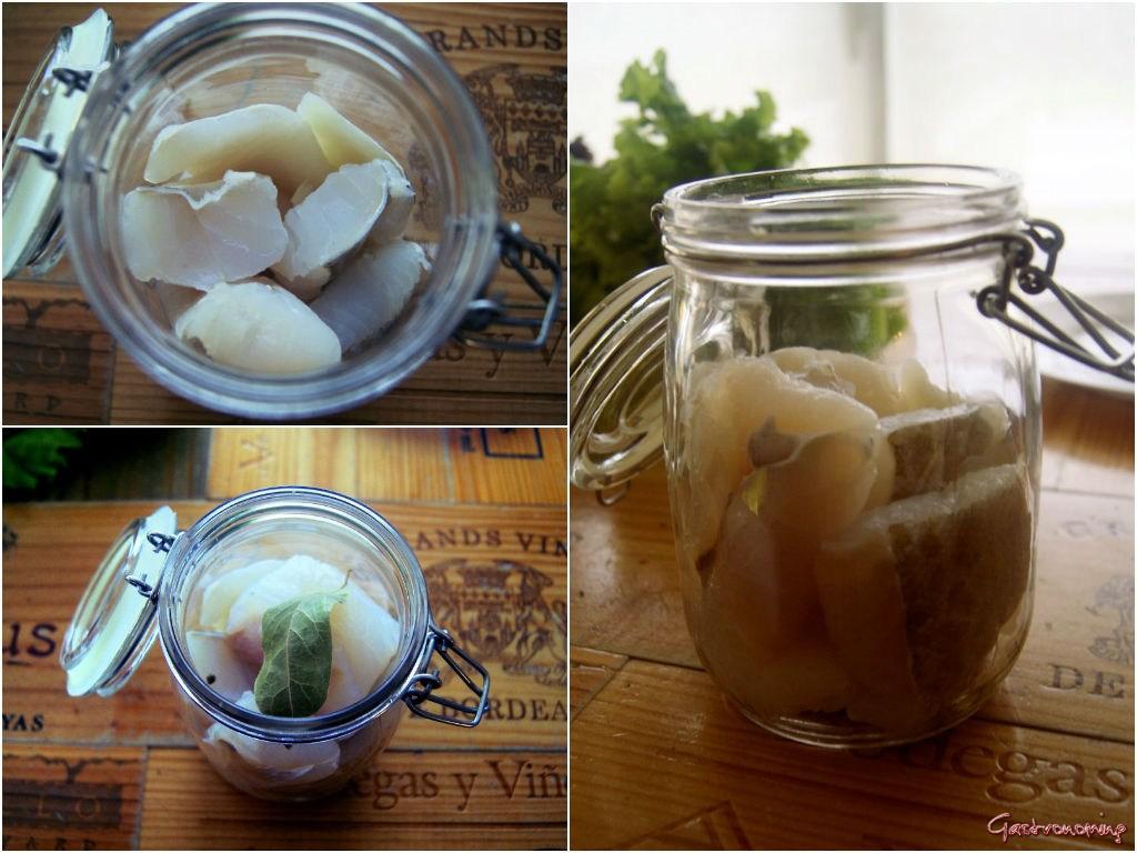 ensalada de ventresca de bacalao