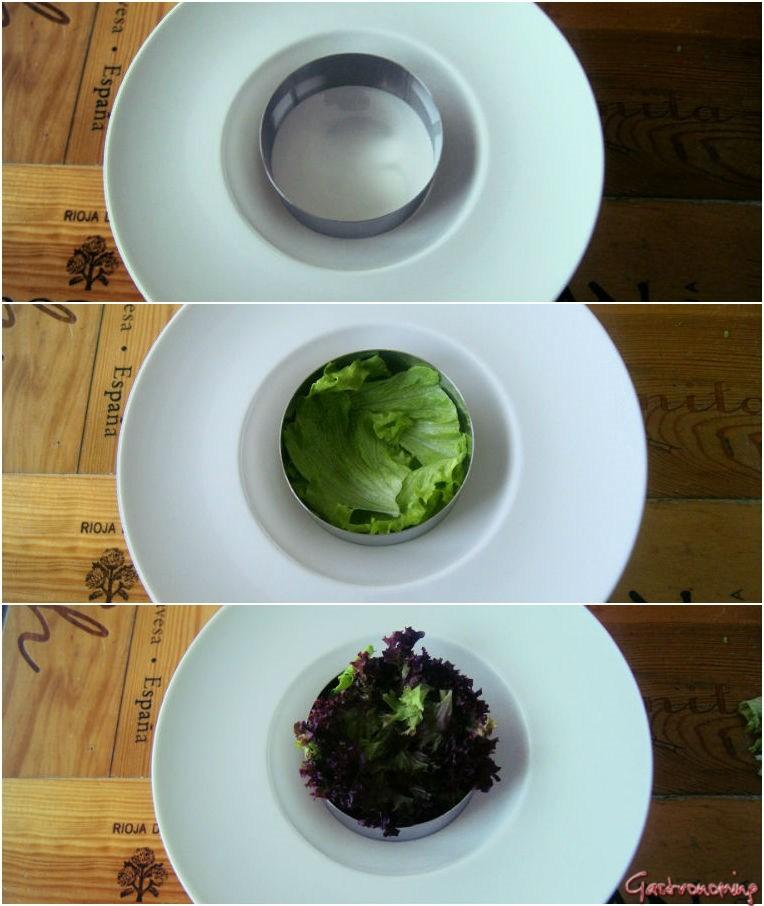 ensalada de ventresca de bacalao