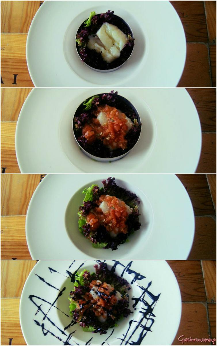 ensalada de ventresca de bacalao