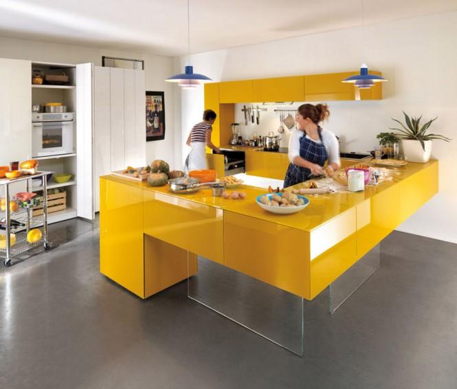 decoracion en amarillo home designing cocina
