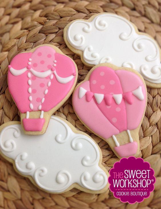 galletas con globos aerostaticos