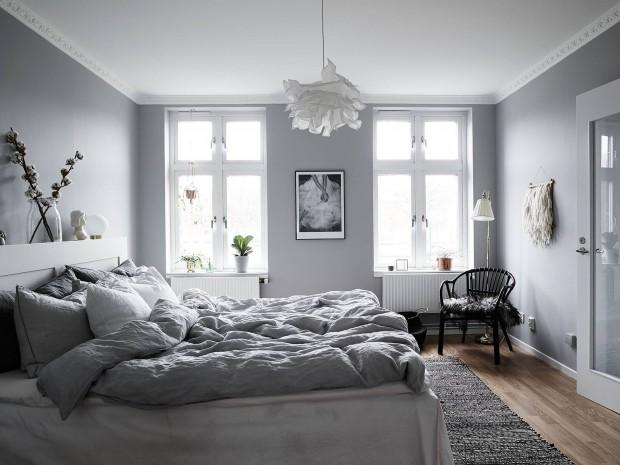 grey bedroom