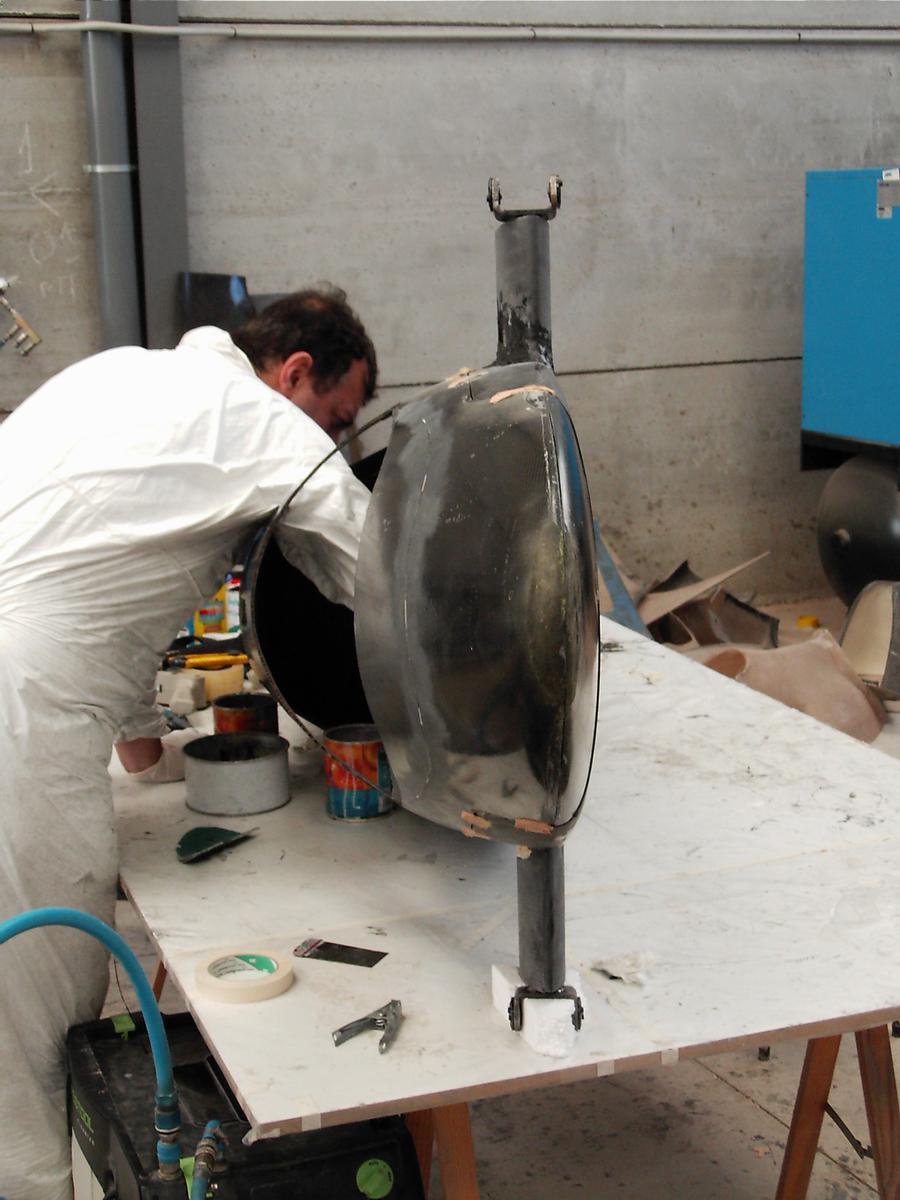 trabajos de acabado en el vehiculo