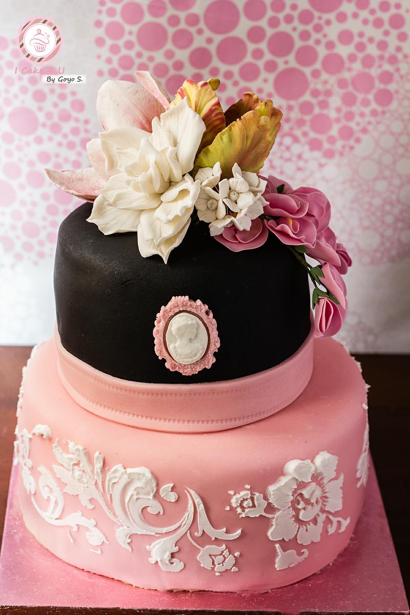Tarta Pink Barroco