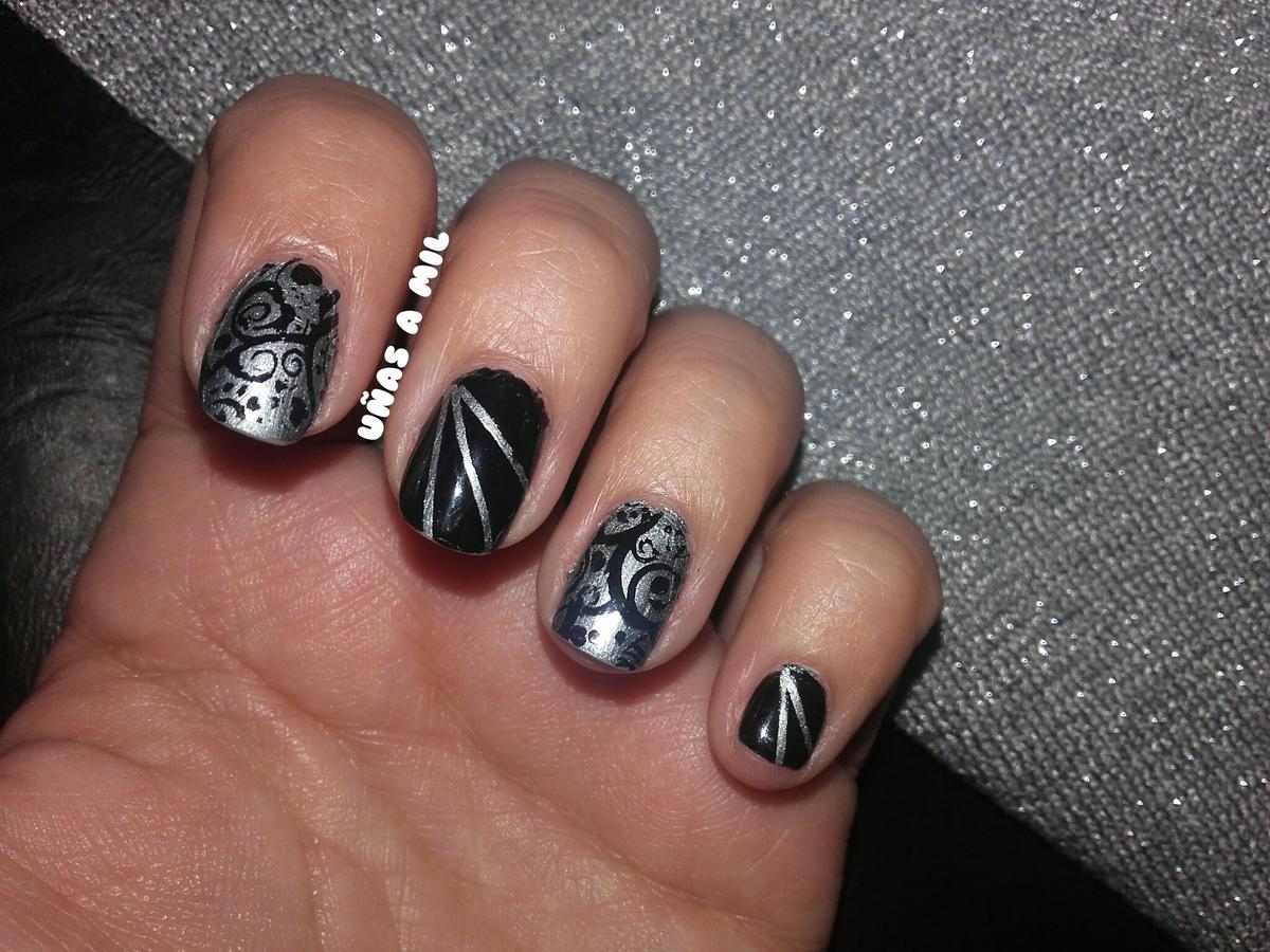 diseño_uñas_nail_art_fiesta_evento_negro_plateado_estampacion_nail_tapes_esmalte_hema (3)