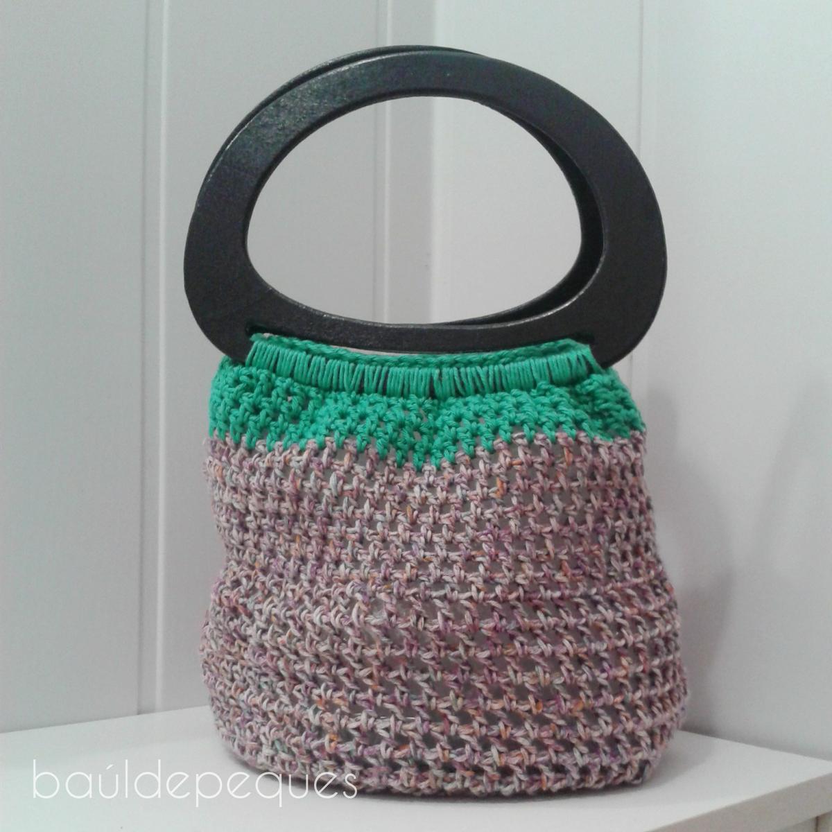Bolso de ganchillo by mercería Peques