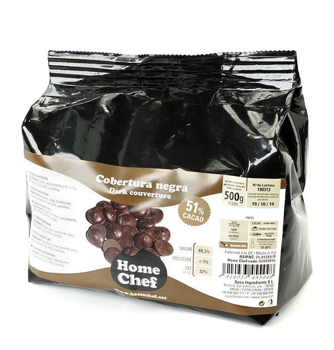 Cobertura De Chocolate 51 Cacao Home Chef
