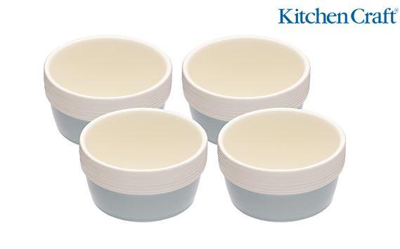 Pack De 4 Boles Cerámica Basicos Kitchen Craft