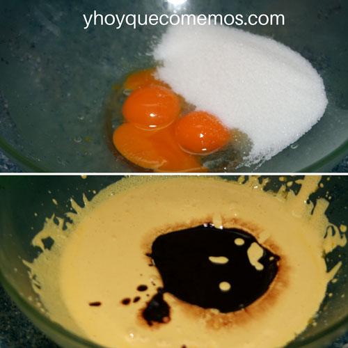 mezclar-huevos-azucar-y-chocolate