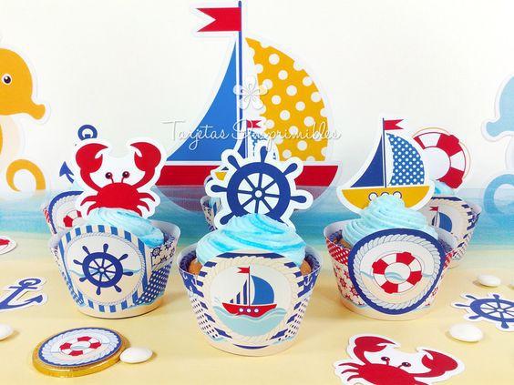 decoraciones para imprimir estilo náutico