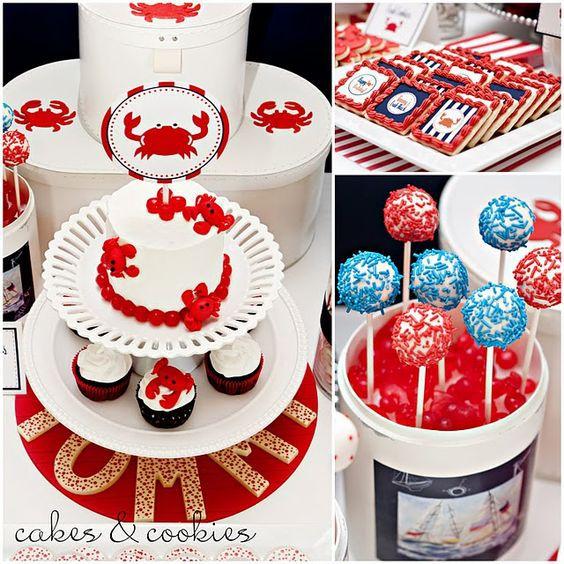 decoraciones de fiesta tema náutico