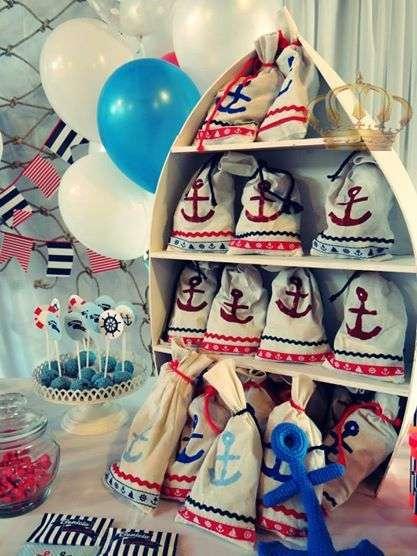 fiesta temática estilo marinero