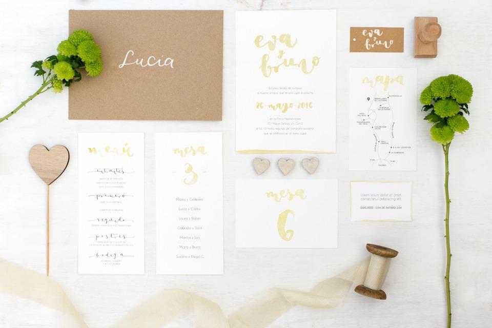 Invitaciones para tu boda de Happy Letters
