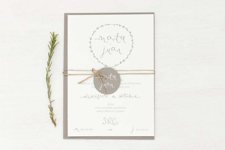 Invitaciones para tu boda de Happy Letters