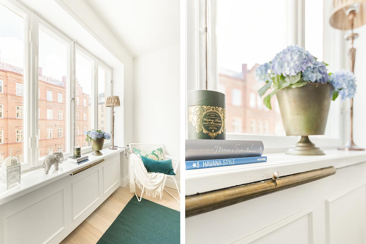 Detalles decorativos del dormitorio