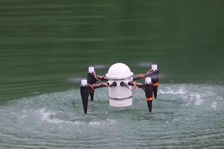 Crean un drone capaz de sumergirse como un submarino durante meses