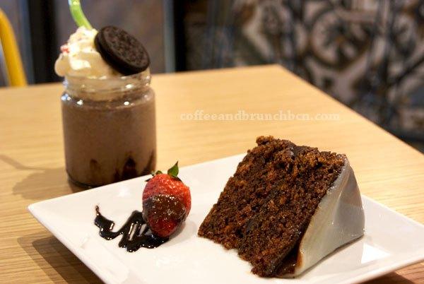 Tarta de zanahoria de chocolate