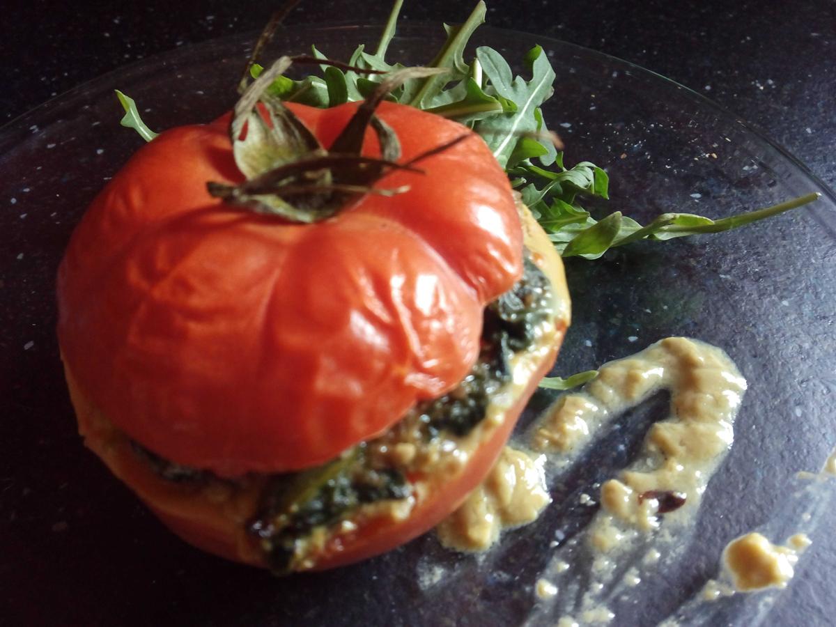 Tomates rellenos de espinacas para adelgazar (8)