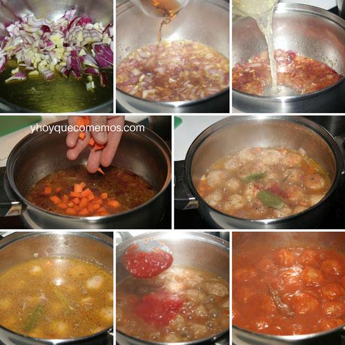 hacer-salsa-para-los-espaguetis-con-albóndigas