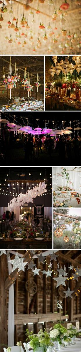 decoración floral aérea para bodas