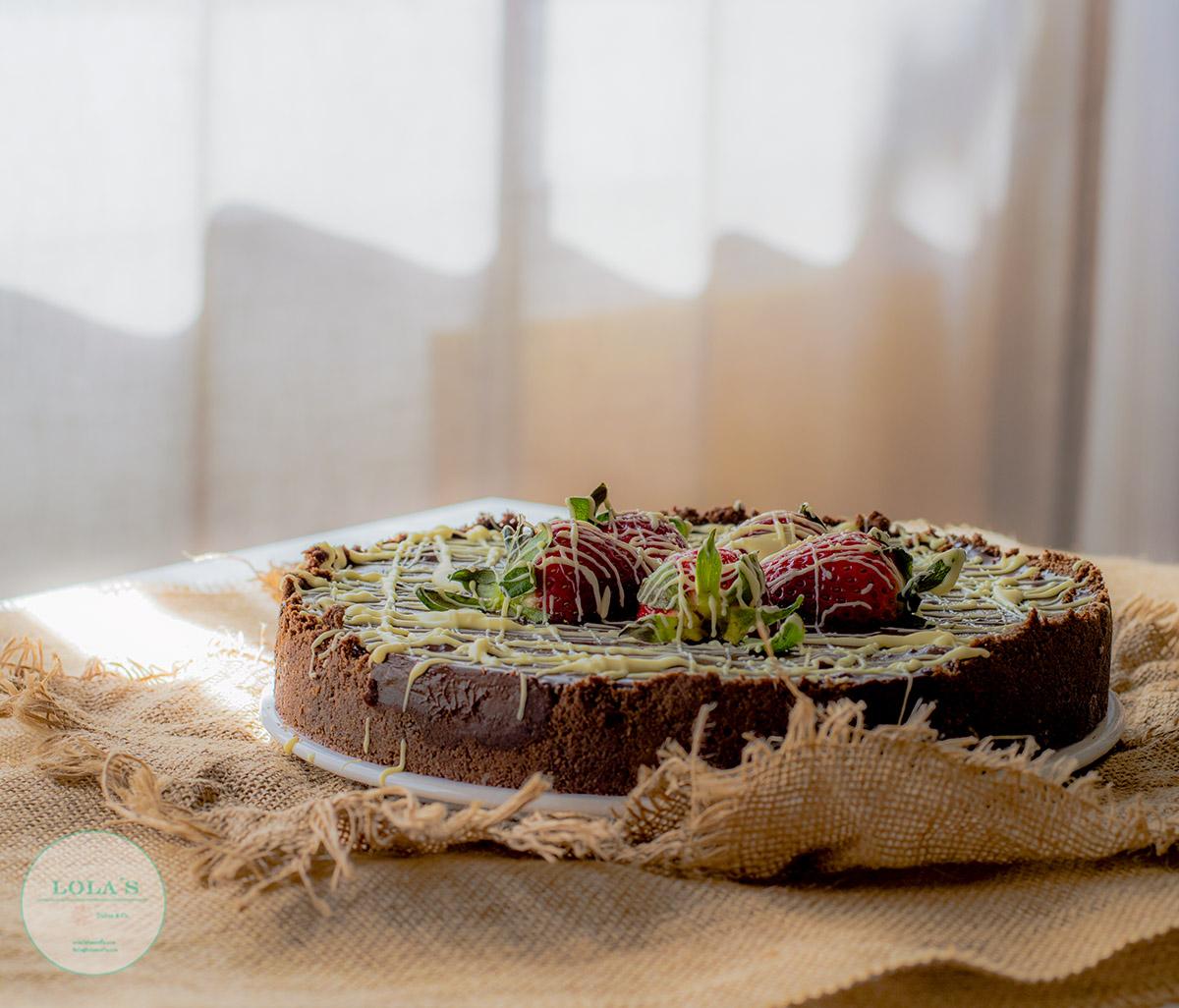 tarta de chocolate con fresas 3