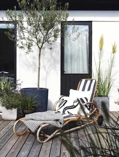 Mobiliario exterior en rattan