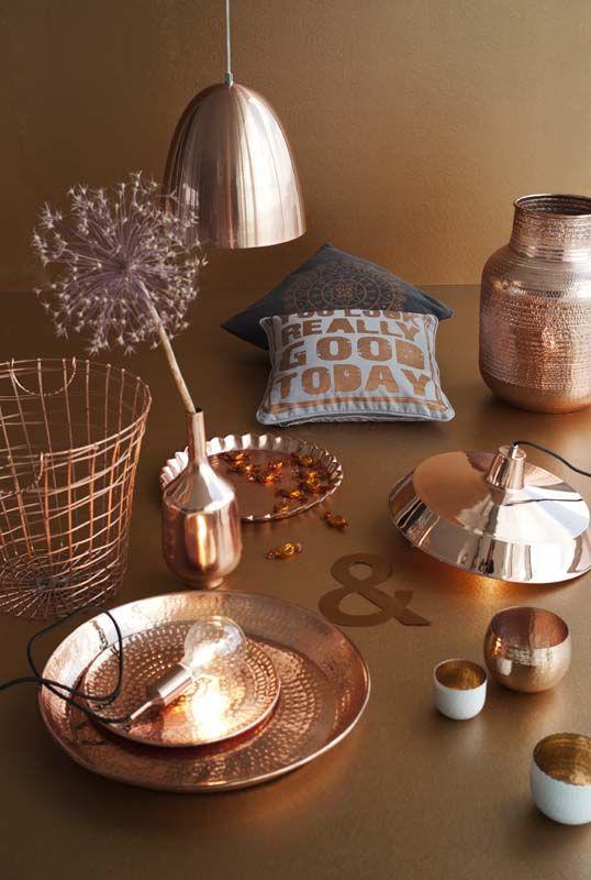 Detalles en acabado cobre