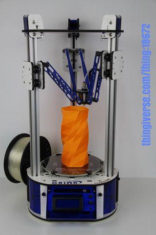 impresora 3D tipo delta
