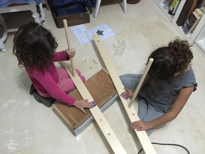 How to make a decorative ladder the easy way