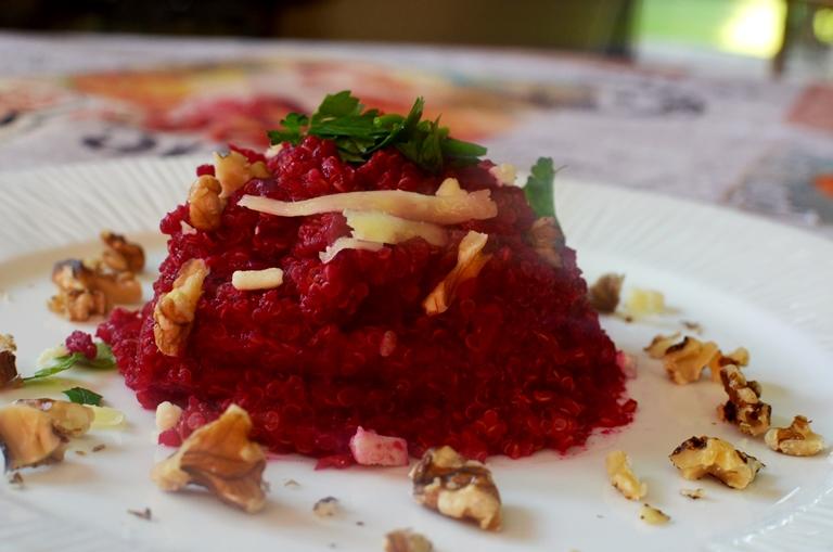 Receta Timbal de Quinoa y Betarraga Cocina
