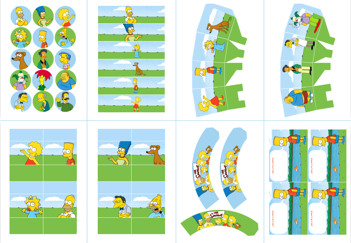 Imprimible Simpsons