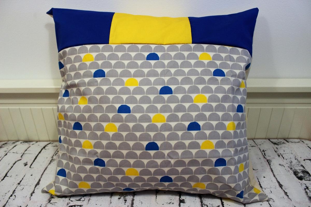 funda de cojín con tela y sin cremallera