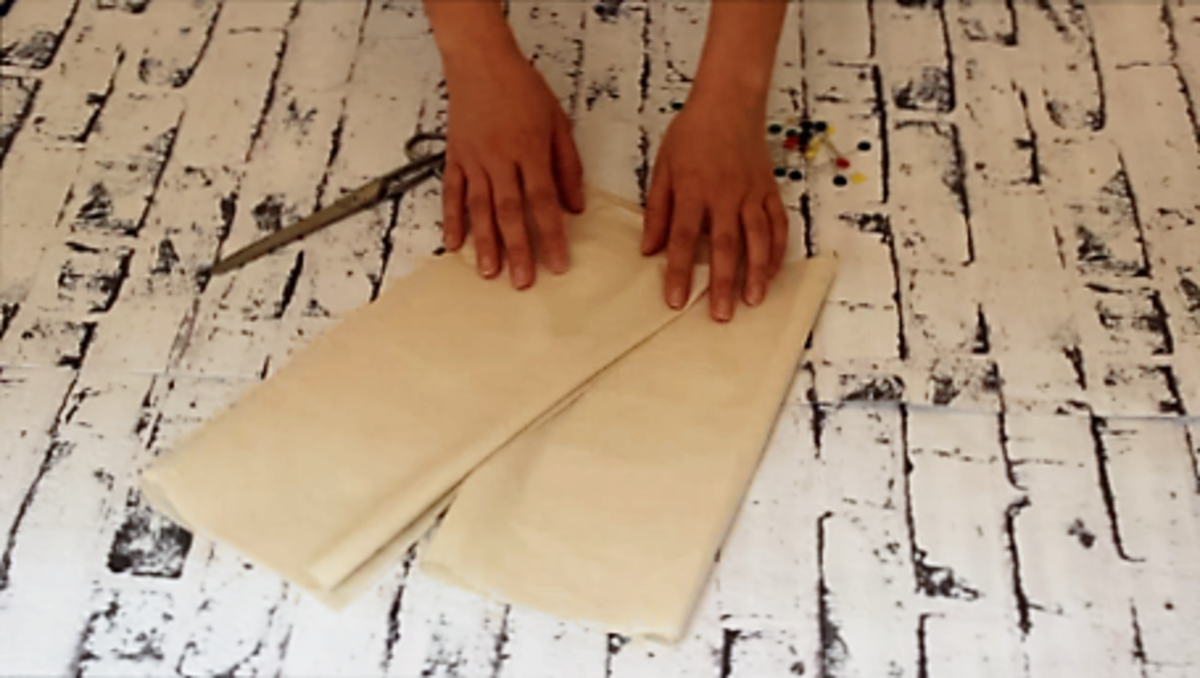 funda de cojín con tela y sin cremallera