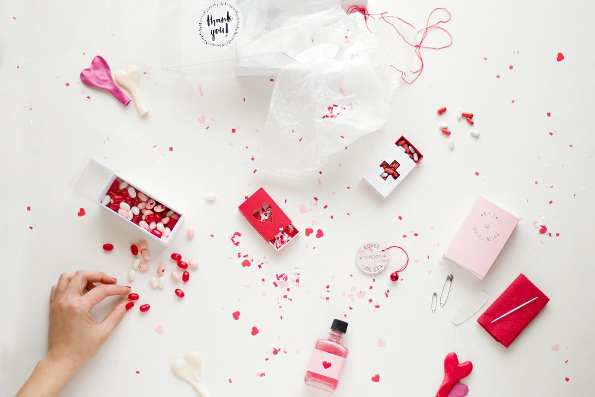 caja de regalo para boda, visto en "I am a Mess Blog"