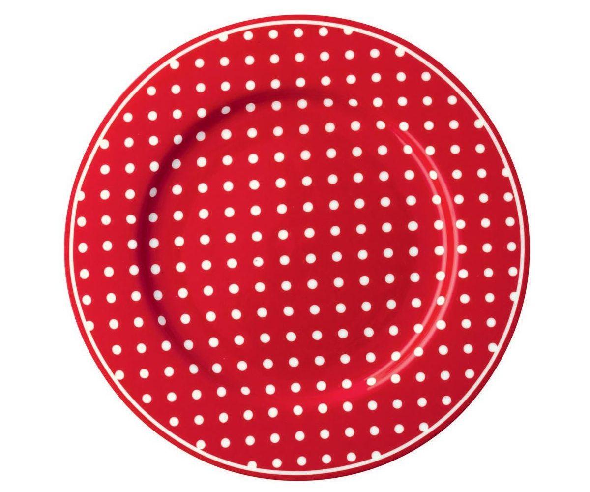 Plato De Cerámica Noemi Spot Red Green Gate