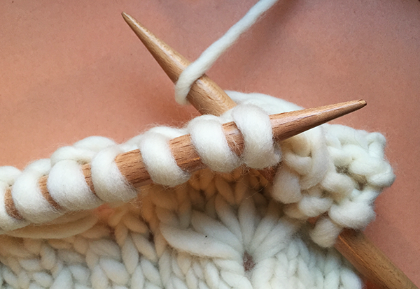 Cómo tejer punto flores