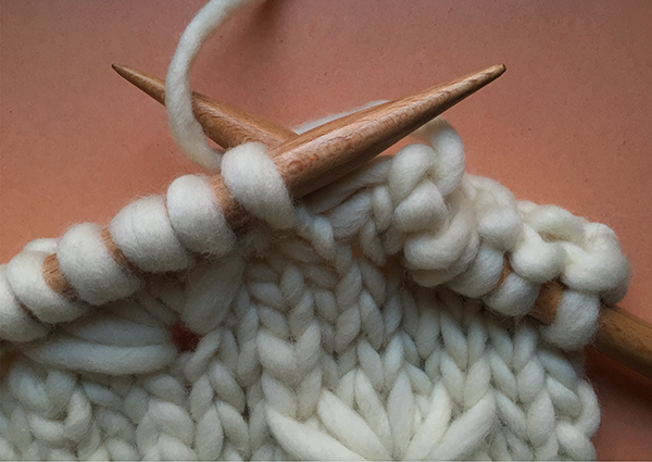 Cómo tejer punto flores