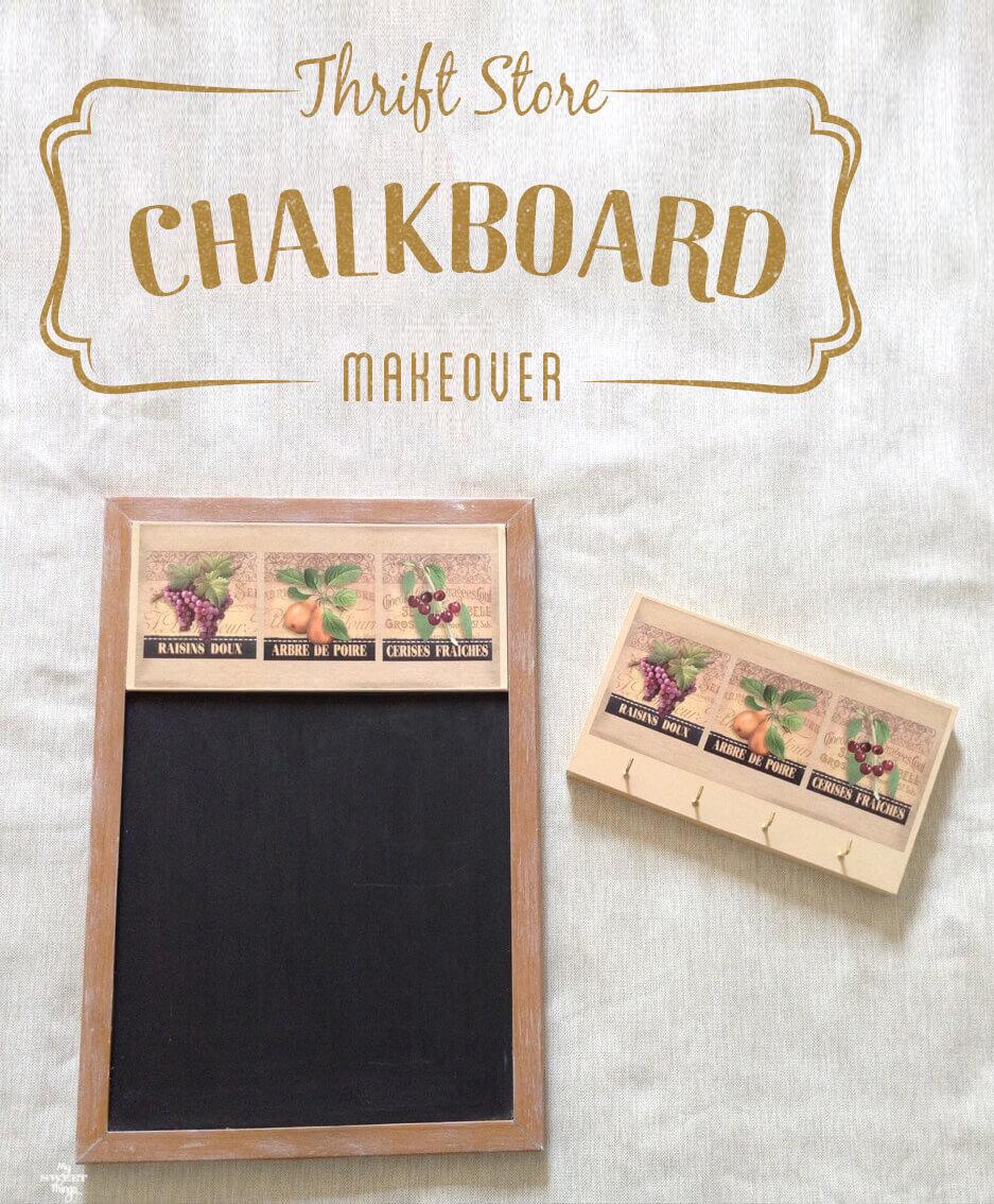 El antes y después de una pizarra 