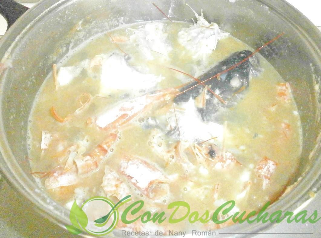 Lubina rellena al horno