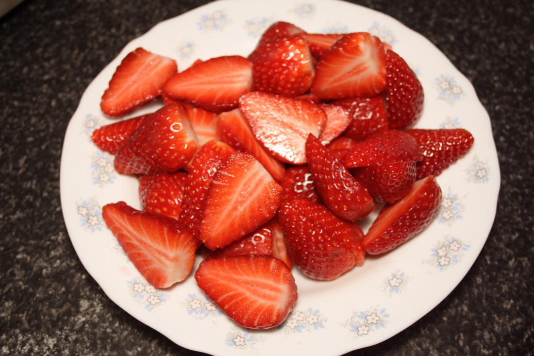 TARTA DE YOGUR Y FRESAS 8